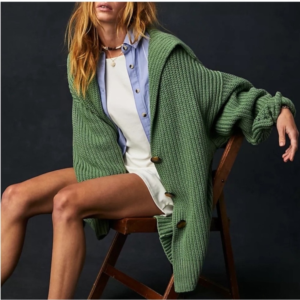 Free People Swim Too Deep Cardi - Picture 4 of 8